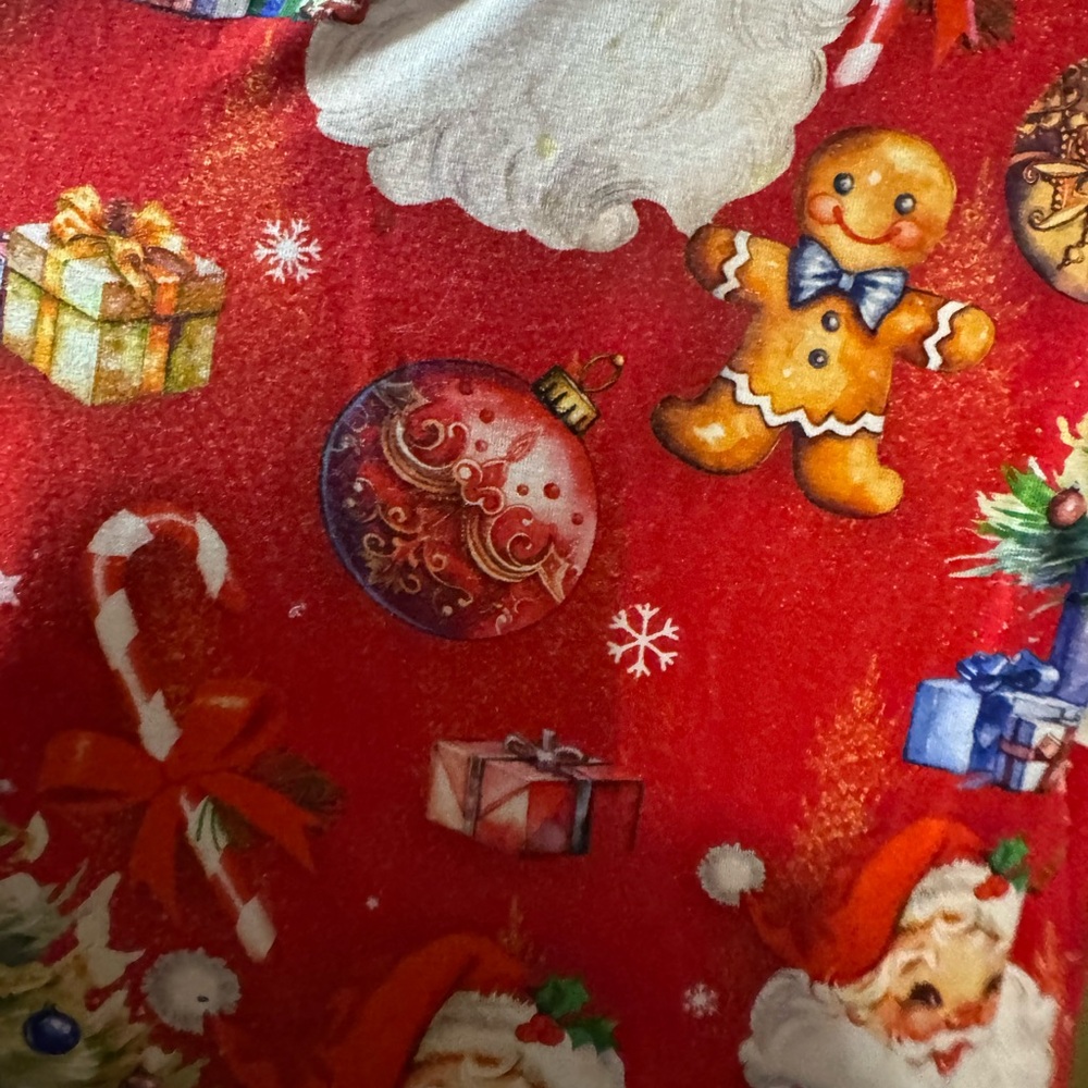 Bums & Roses Red Santa Ruffle Dress - Picture 3 of 4